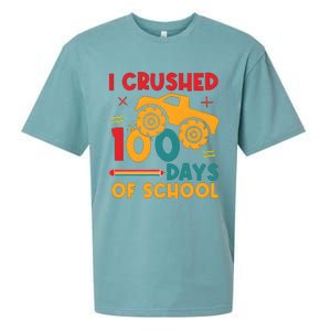 I Crushed 100 Days Of School Sueded Cloud Jersey T-Shirt