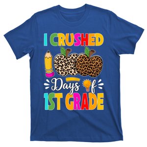 I Crushed 100 Days Of 1st Grade 100th Day Of School Gift T-Shirt