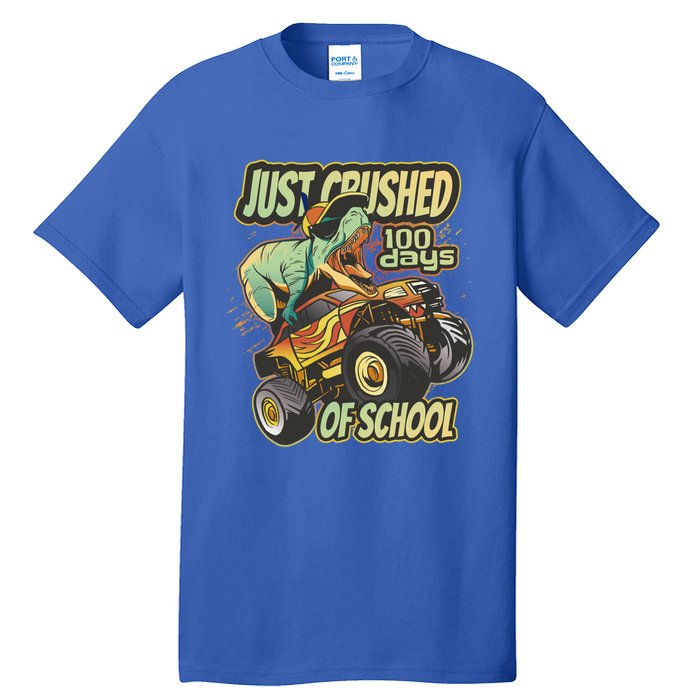 I Crushed 100 Days Of First Grade 100th Day Of School Meaningful Gift Tall T-Shirt