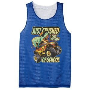 I Crushed 100 Days Of First Grade 100th Day Of School Meaningful Gift Mesh Reversible Basketball Jersey Tank