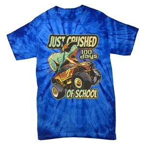 I Crushed 100 Days Of First Grade 100th Day Of School Meaningful Gift Tie-Dye T-Shirt