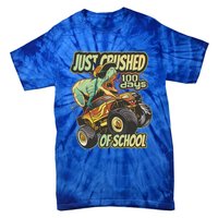 I Crushed 100 Days Of First Grade 100th Day Of School Meaningful Gift Tie-Dye T-Shirt