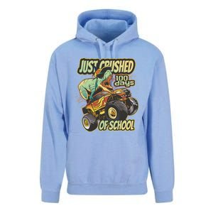 I Crushed 100 Days Of First Grade 100th Day Of School Meaningful Gift Unisex Surf Hoodie