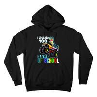 I Crushed 100 Days Of School Funny Trex 100th Day Of School Tall Hoodie