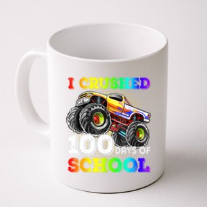 I Crushed 100 Days Of School Monster Truck For Coffee Mug