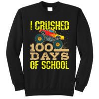 I Crushed 100 Days Of School Monster Truck Sweatshirt