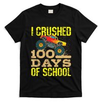 I Crushed 100 Days Of School Monster Truck T-Shirt