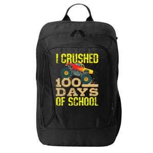 I Crushed 100 Days Of School Monster Truck City Backpack