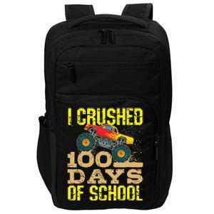 I Crushed 100 Days Of School Monster Truck Impact Tech Backpack