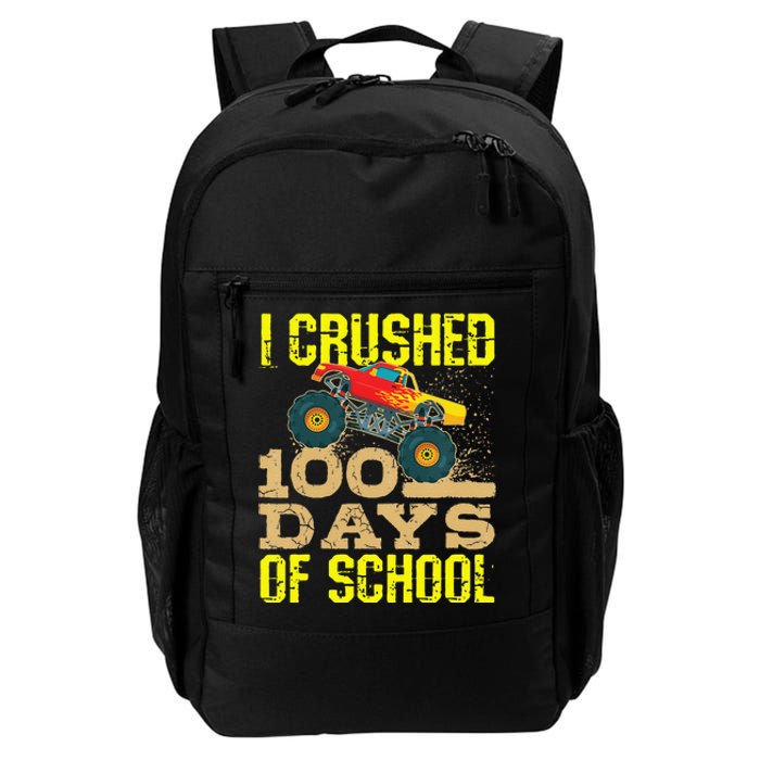 I Crushed 100 Days Of School Monster Truck Daily Commute Backpack