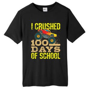 I Crushed 100 Days Of School Monster Truck Tall Fusion ChromaSoft Performance T-Shirt