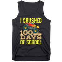 I Crushed 100 Days Of School Monster Truck Tank Top