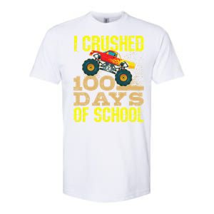 I Crushed 100 Days Of School Monster Truck Softstyle CVC T-Shirt