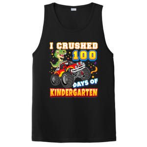 I Crushed 100 Days Of Kindergarten 100th Day School Monster Gift PosiCharge Competitor Tank