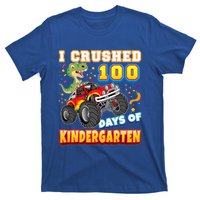 I Crushed 100 Days Of Kindergarten 100th Day School Monster Gift T-Shirt