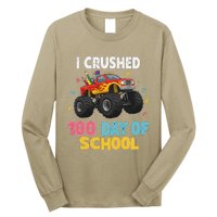 I Crushed 100 Days Of School For Monster Truck 100 Day Long Sleeve Shirt