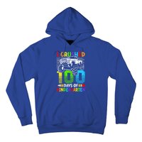 I Crushed 100 Days Of Kindergarten 100th Day Of School Funny Gift Hoodie