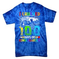 I Crushed 100 Days Of Kindergarten 100th Day Of School Funny Gift Tie-Dye T-Shirt