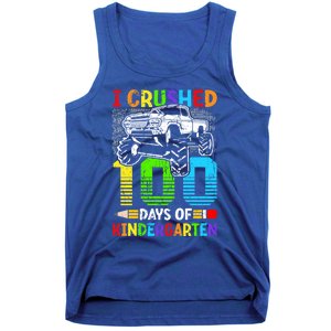 I Crushed 100 Days Of Kindergarten 100th Day Of School Funny Gift Tank Top