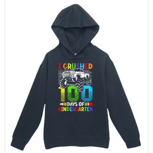 I Crushed 100 Days Of Kindergarten 100th Day Of School Funny Gift Urban Pullover Hoodie