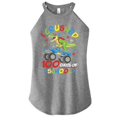 I Crushed 100 Days Of School 100th Day Of School Meaningful Gift Women's Perfect Tri Rocker Tank