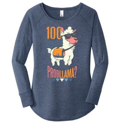 I Crushed 100 Days Of School 100th Day Of School Gift Women's Perfect Tri Tunic Long Sleeve Shirt