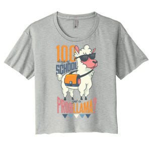 I Crushed 100 Days Of School 100th Day Of School Gift Women's Crop Top Tee