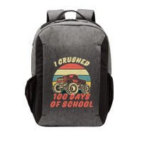 I Crushed 100 Days Of School Funny Retro Vintage Vector Backpack
