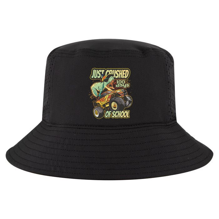 I Crushed 100 Days Of School 100th Day Tgiftrex Funny 100th Gift Cool Comfort Performance Bucket Hat