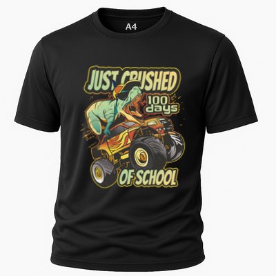 I Crushed 100 Days Of School 100th Day Tgiftrex Funny 100th Gift Performance Shirt