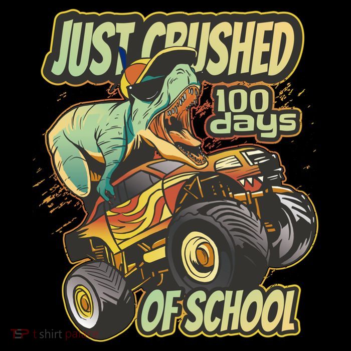 I Crushed 100 Days Of School 100th Day Tgiftrex Funny 100th Gift Impact Tech Backpack