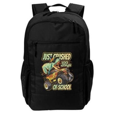 I Crushed 100 Days Of School 100th Day Tgiftrex Funny 100th Gift Backpack