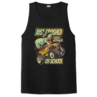 I Crushed 100 Days Of School 100th Day Tgiftrex Funny 100th Gift PosiCharge Competitor Tank