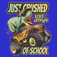I Crushed 100 Days Of School 100th Day Tgiftrex Funny 100th Gift 16 in Basic Backpack