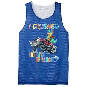 I Crushed 100 Days Of School Cute Gift Mesh Reversible Basketball Jersey Tank