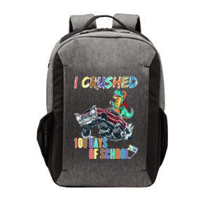 I Crushed 100 Days Of School Cute Gift Vector Backpack