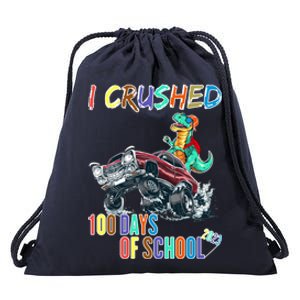 I Crushed 100 Days Of School Cute Gift Drawstring Bag