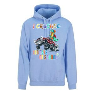 I Crushed 100 Days Of School Cute Gift Unisex Surf Hoodie