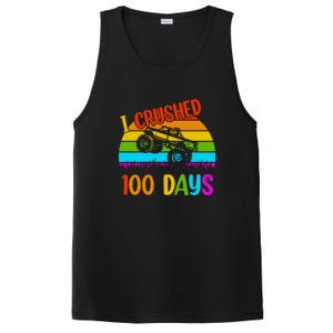 Kids I Crushed 100 Days Of School Boys Monster PosiCharge Competitor Tank