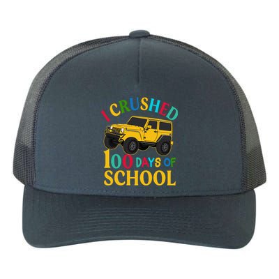 I Crushed 100 Days Of School Yupoong Adult 5-Panel Trucker Hat