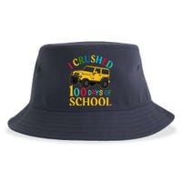 I Crushed 100 Days Of School Sustainable Bucket Hat