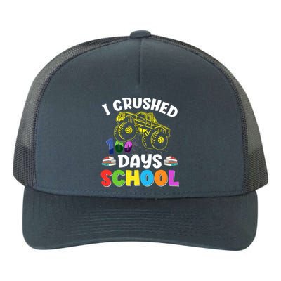 I Crushed 100 Days Of School Tees Monster Truck Great Gift Yupoong Adult 5-Panel Trucker Hat