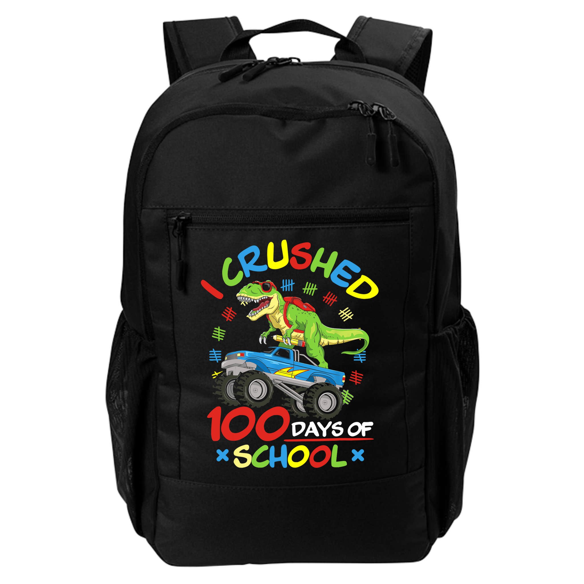 I Crushed 100 Days Of School 100th Day Of School Boys Girls Backpack