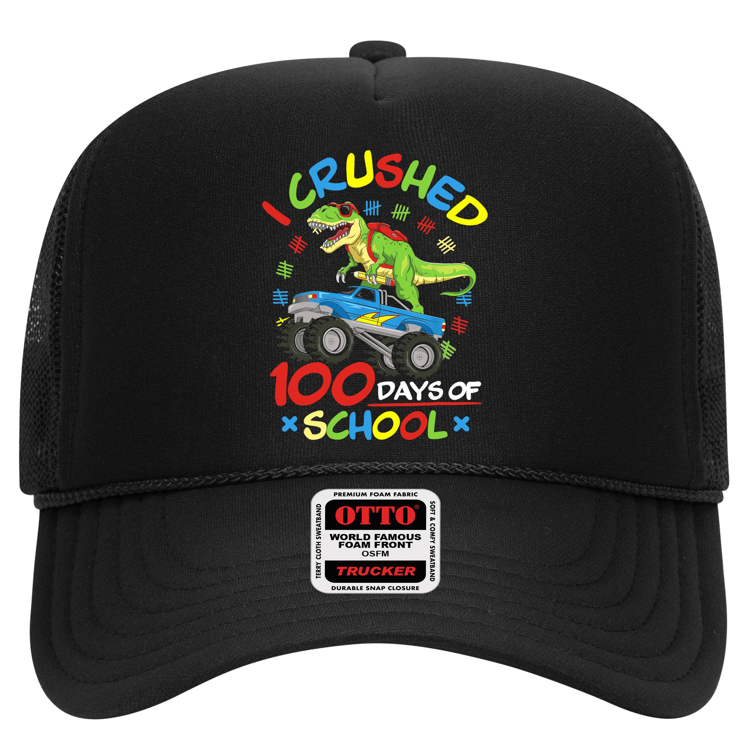 I Crushed 100 Days Of School 100th Day Of School Boys Girls Hat