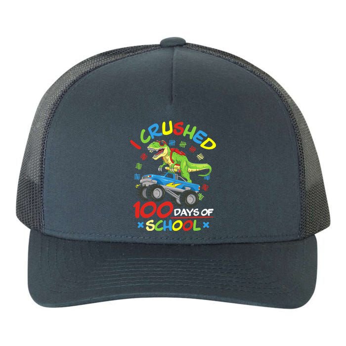 I Crushed 100 Days Of School 100th Day Of School Boys Girls Yupoong Adult 5-Panel Trucker Hat