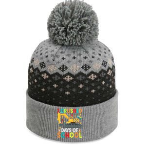 I Crushed 100 Days Of School Construction Excavator Gift The Baniff Cuffed Pom Beanie