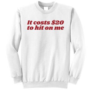 It Costs 20 To Hit On Me Sweatshirt