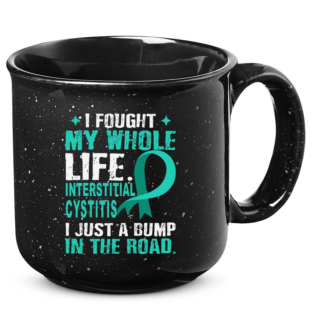 Interstitial Cystitis Awareness Teal Ribbon Support Family 15oz Campfire Ceramic Mug