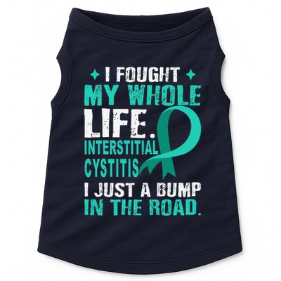 Interstitial Cystitis Awareness Teal Ribbon Support Family Doggie Tank