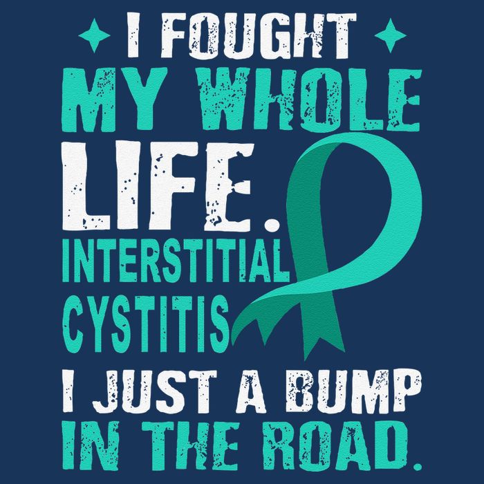 Interstitial Cystitis Awareness Teal Ribbon Support Family Doggie Tank